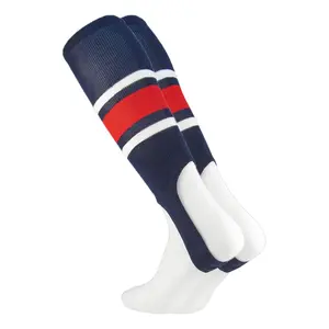 Striped Baseball Stirrups 7 Inch Pattern E