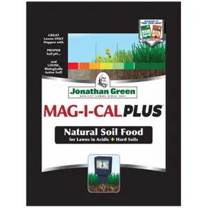 212 MAIN Mag-I-Cal Plus Lawn Growth Enhancer, Natural Nutrient-Rich Soil Food, 5000 sq. ft. Coverage, Lawn pH Adjustment for Acidic & Hard Soil, Loosens Compact Ground, Supports Beneficial Microbes