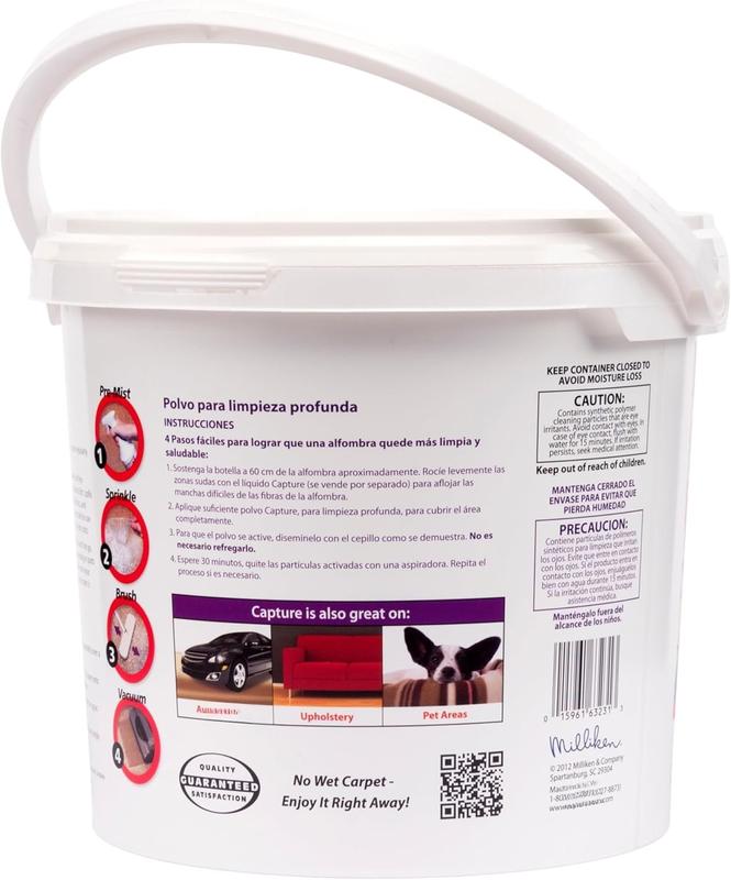 Carpet & Rug Dry Cleaner w/Resealable lid - , , Dogs & Cats Pet Carpet Cleaner Solution - Strength Odor Eliminator, Stains Spot Remover, Non Liquid & No Harsh  (4 Pound)