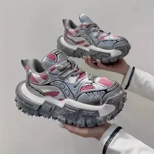2025 New 3.0 Men's Ultra-Light Running Shoes - Tire Sole Shock-Absorbing Breathable Design, Non-Slip Elastic Sports Shoes for Jump Rope Gym & Casual Wear | Durable Wear-Resistant Stable Support