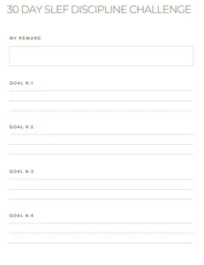 30 Day Challenge Packet