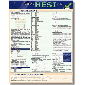 Nursing HESI Test A2: a QuickStudy Laminated Reference Guide (QuickStudy Medical) -- April Michelle Davis - First Edition