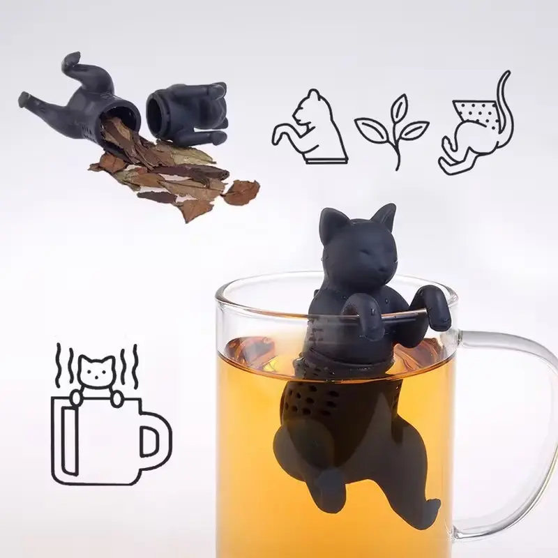 Black Cat Tea Diffuser Black Cat Tea Diffuser