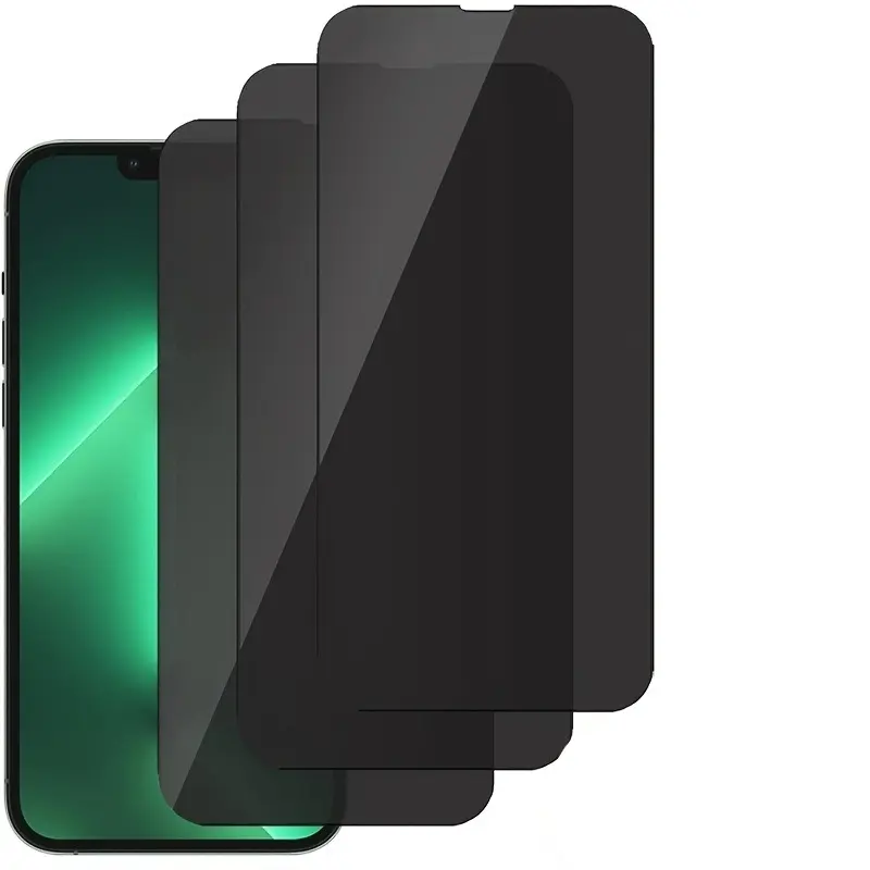 3pcs Full Cover Privacy Screen Protectors for iPhone 14 13 12 11 Pro Xs Max privacy film Protective Glass for iPhone XR X 6 7 8 Plus