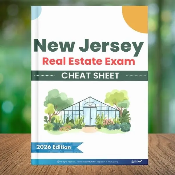 New Jersey Real Estate Exam Cheat Sheet 2026 | NJ Real Estate License Exam Prep | State-Specific 10 Page Study Guide + Exam Tips