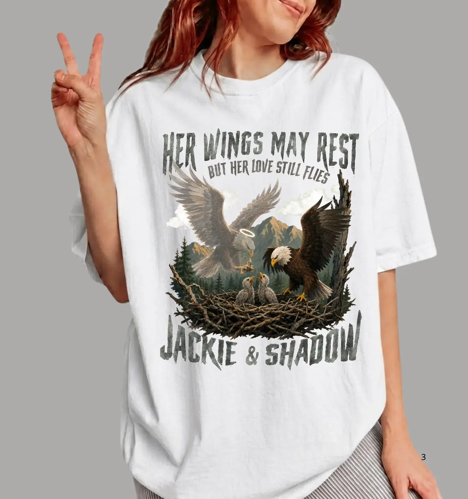 Comfort Colors Jackie & Shadow Friends of Big Bear Valley Shirt Sweatshirt Hoodie, Nature Lover Gift, Wildlife Enthusiast Shirt, Live Video Bald Eagles Madeline Looysen