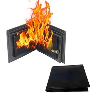 Easter gift Easter Spectacular Magic Show Wallet Prop For Professional And Amateur Magicians –Magic Trick Fire Flaming Leather W Inconceivable Stage And Street Performance Accessory – Novelty Wallet For Magic Lovers, Magician Gifts,