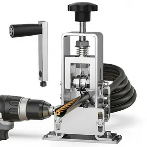 Professional Manual Electric Wire Stripper Tool Kit Adjustable Heads for Efficient Cable Stripping Safe Grip Design Electrician Repair Equipment home Wiring Automotive Harness Processing Multi-Size Precision Stripping Portable Anti-Cut Hand Tool