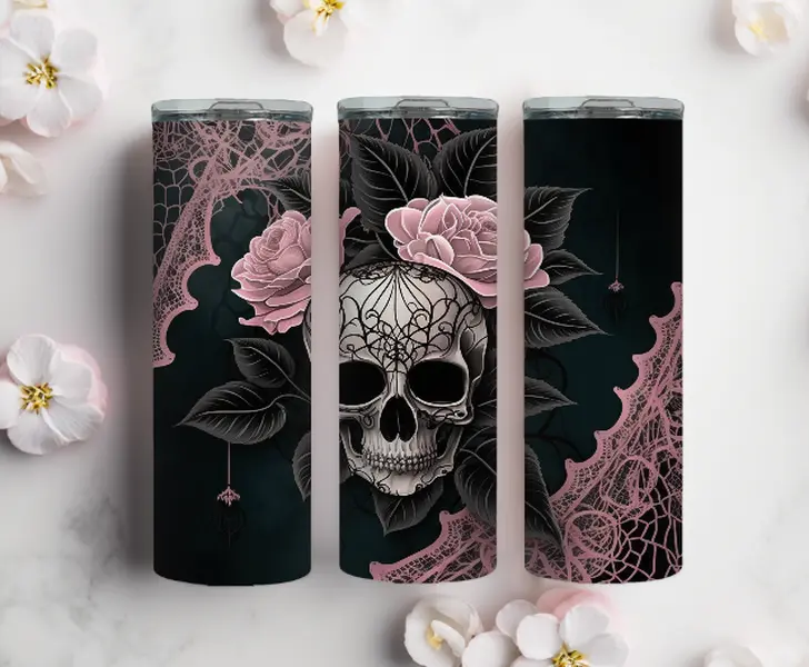 Skulls and lace