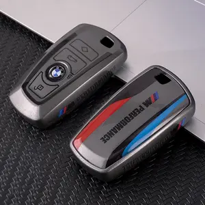New Sport Style Key Cover Case Keychain Shell Bag For BMW 530i 550i 320i 1 2 3 4 5 Series 118i 225i M240i F20 F21 F30 F31 F25 F01 F02 Car Key Accessory Car Key Protector