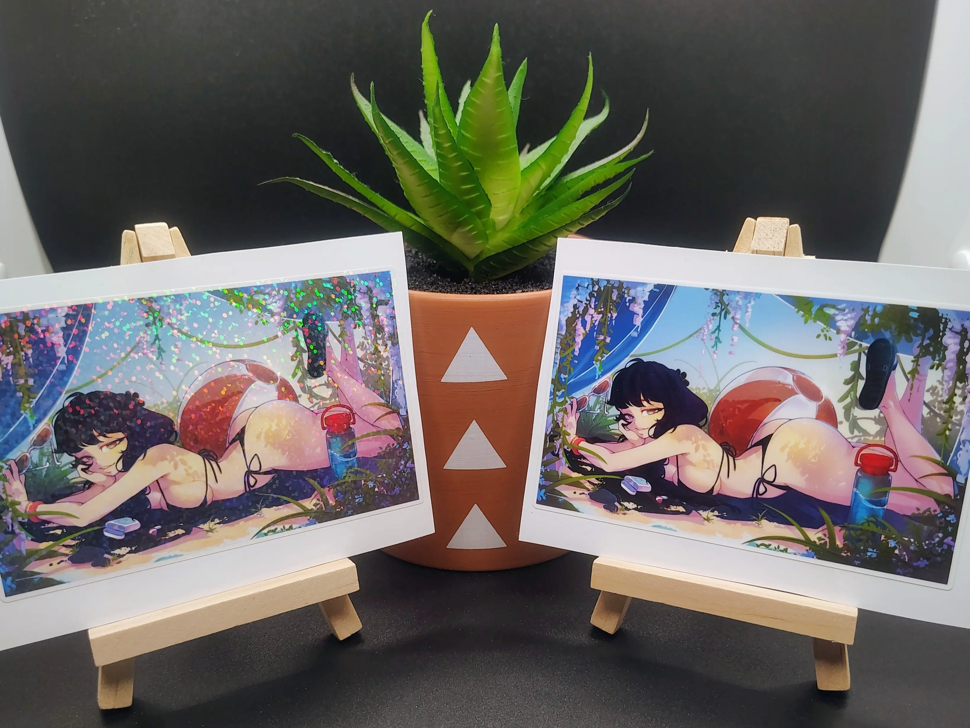 [Bleach] Nemu Kurotsuchi Beach Bikini Fan Art Water-Resistant Vinyl Sticker! Fan-Made Merchandise!