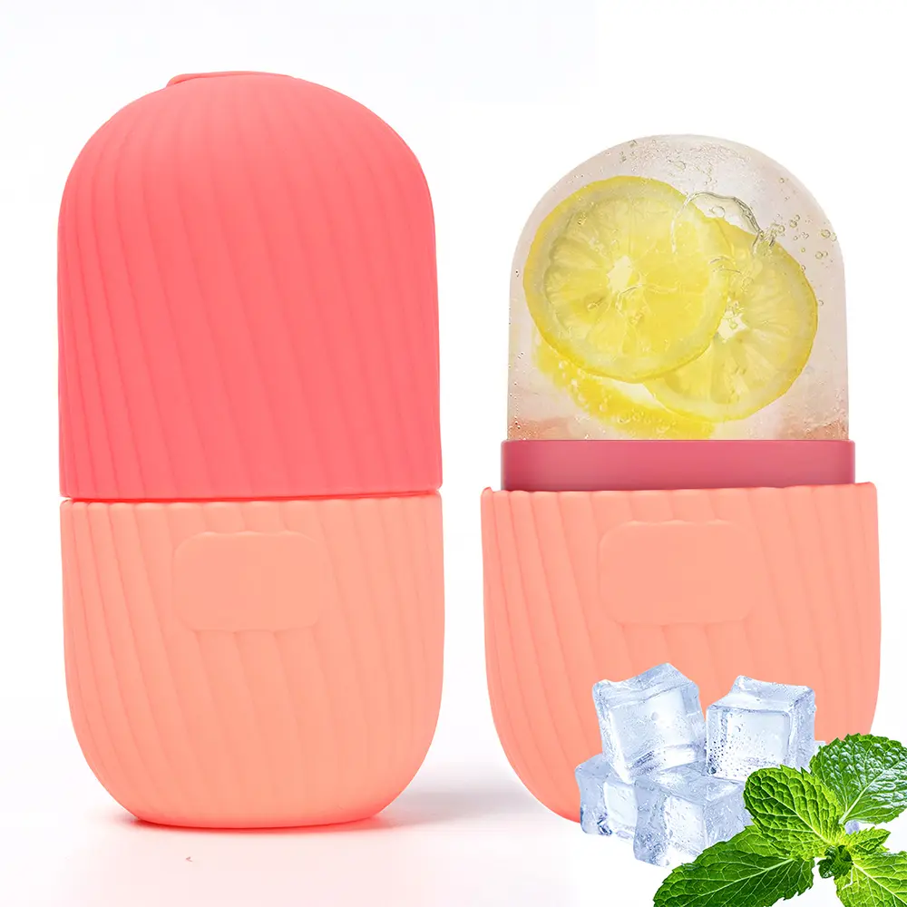 Ice Roller for Face, Depuffing & Pore Tightening Tool, Silicone Ice Mold, Cooling Skin Care Tool, Daily Glow Must-Have Gift