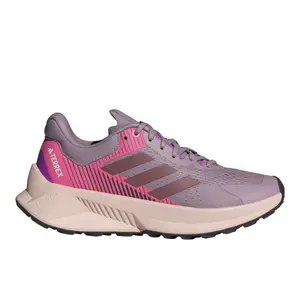 adidas Womens Terrex Soulstride Flow Trail Running Sneakers Shoes - Purple