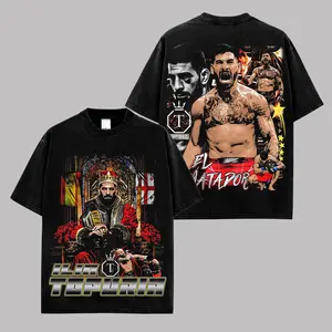 Ilia Topuria "El Matador" T-Shirt, Undefeated UFC Champion Graphic Tee, Premium Cotton Fighter Shirt, Vintage Combat Sports Fan Apparel, Knockout Warrior Streetwear, Gift For Ilia Topuria Fans, Martial Arts Graphic Tee, Unisex Fan Merch
