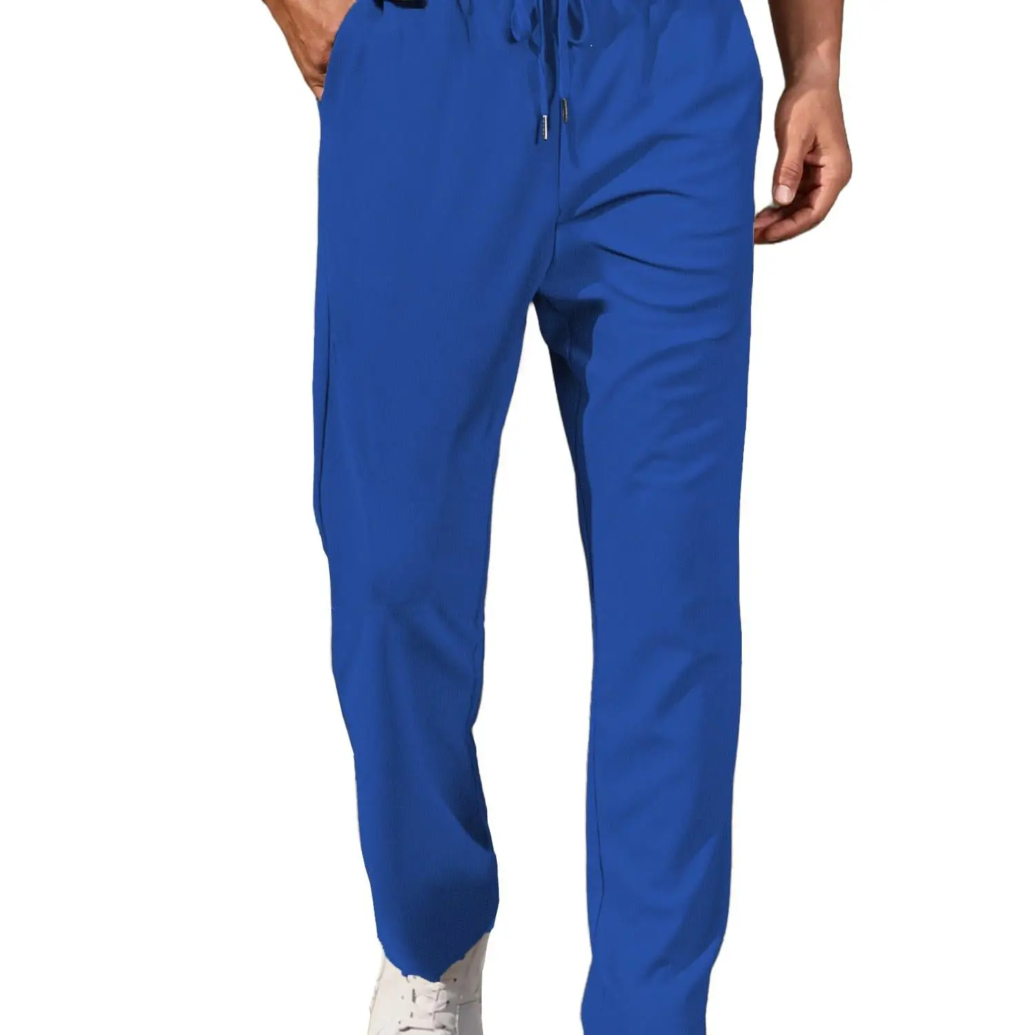 COOFANDY Men's Casual Pants Waffle Knit Yoga Pants Lightweight Sweatpants Open Bottom Lounge Trousers