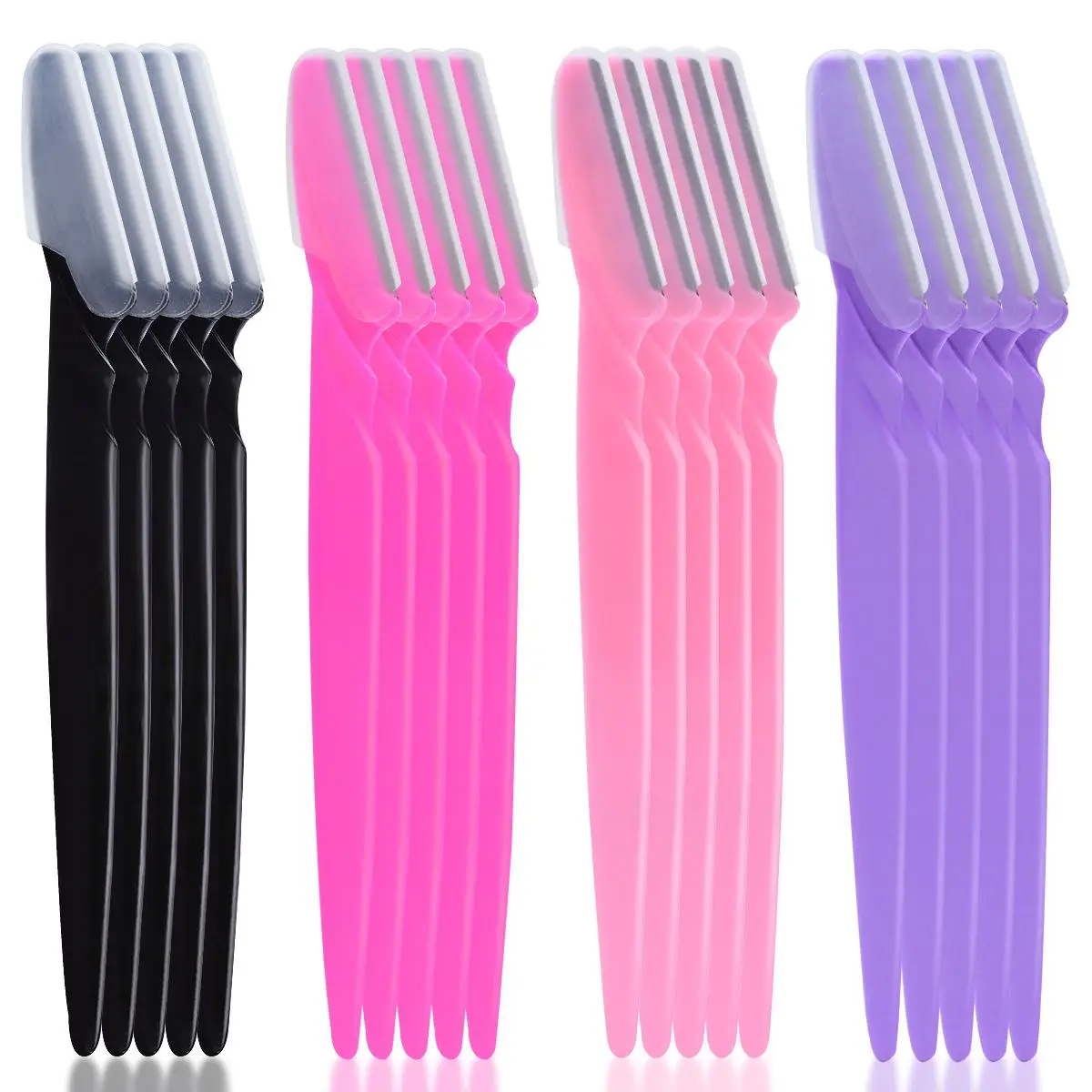 Eyebrow Razor, 20pcs/set Gentle Eyebrow Trimmers, Eyebrow Razors for Women, Facial Razors for Shaving, Shaping Tool