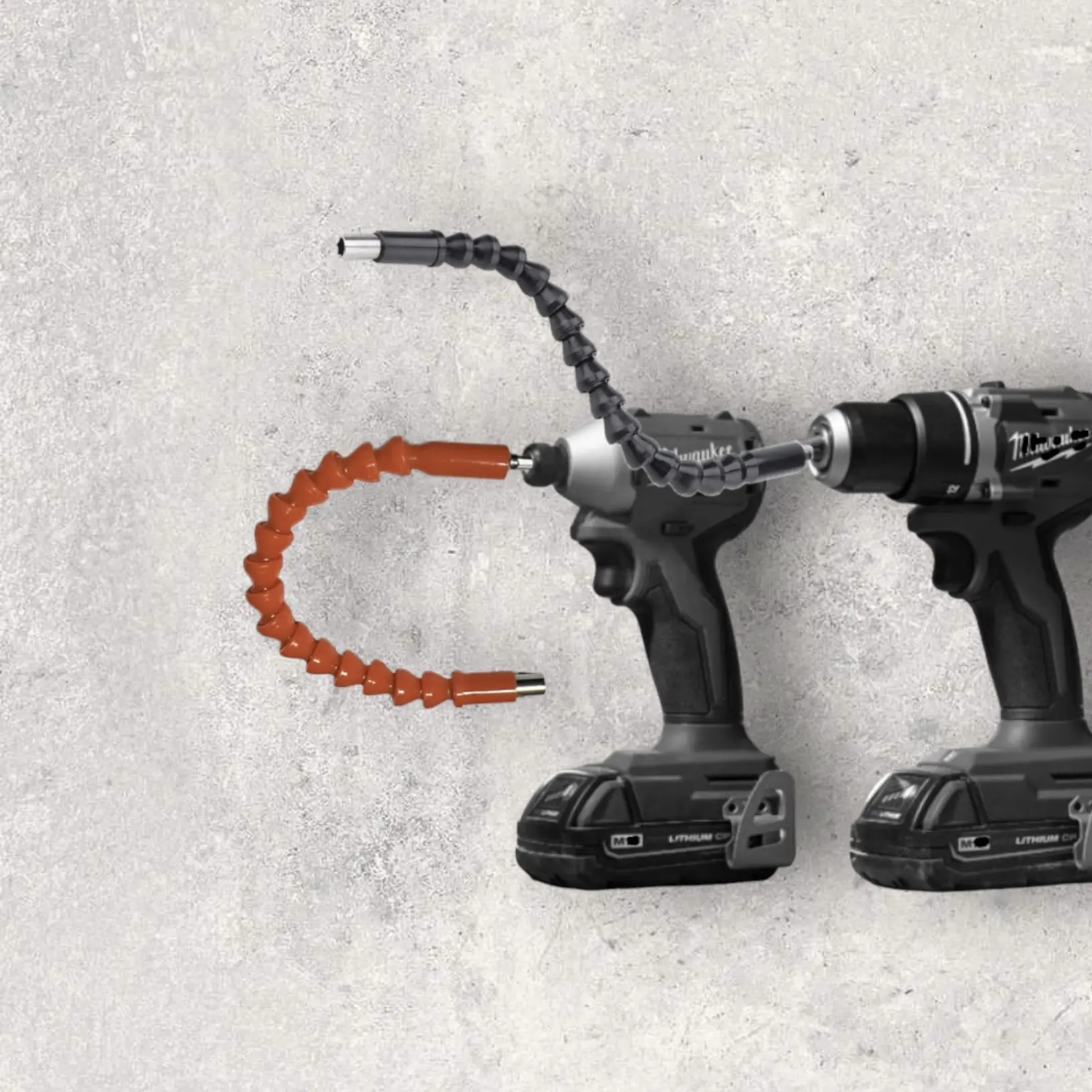 Bit Extension Drill EZ Flexibit - Flexible Design for Tight Spaces - Durable Alloy Steel Build - Universal Fit for 1/4 Bits - Magnetic Bit Holder Grip