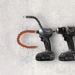 Bit Extension Drill EZ Flexibit - Flexible Design for Tight Spaces - Durable Alloy Steel Build - Universal Fit for 1/4 Bits - Magnetic Bit Holder Grip