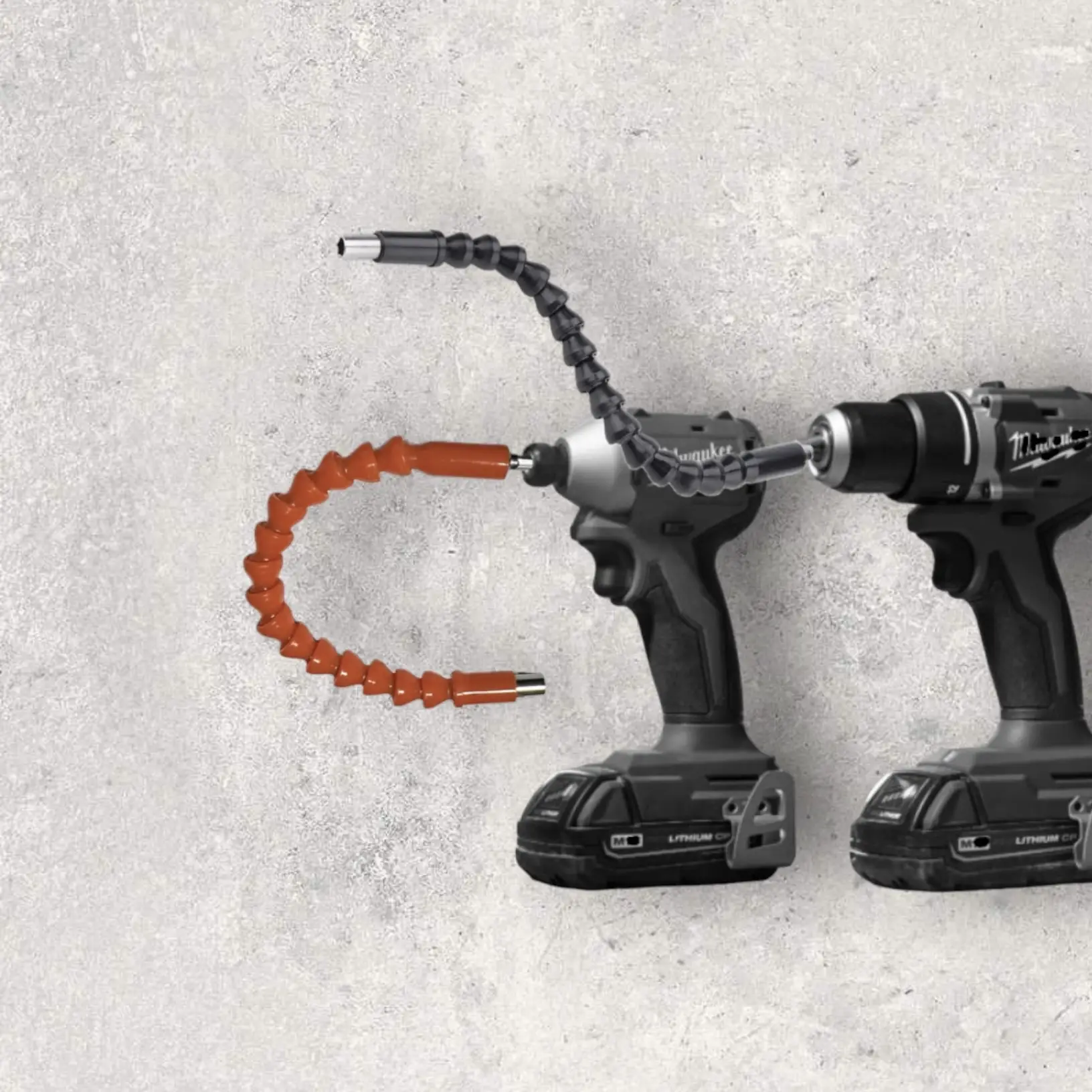 Bit Extension Drill EZ Flexibit - Flexible Design for Tight Spaces - Durable Alloy Steel Build - Universal Fit for 1/4 Bits - Magnetic Bit Holder Grip