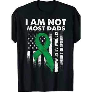 Cerebral Palsy CP Awareness Most Dads Warrior Survivo Unisex T Shirtcomfortable Tee Graphic Print Shirt Allseason Tee for Everyday Outdoor Activities