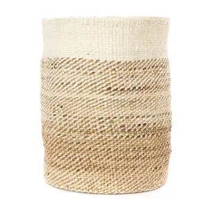 Kitui Sisal Basket: Cream