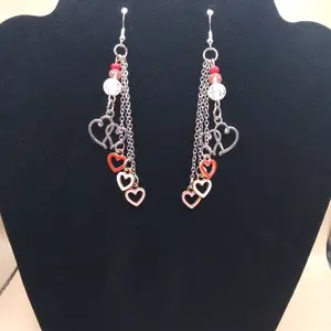 Love is in the Air Chained Dangle Earrings
