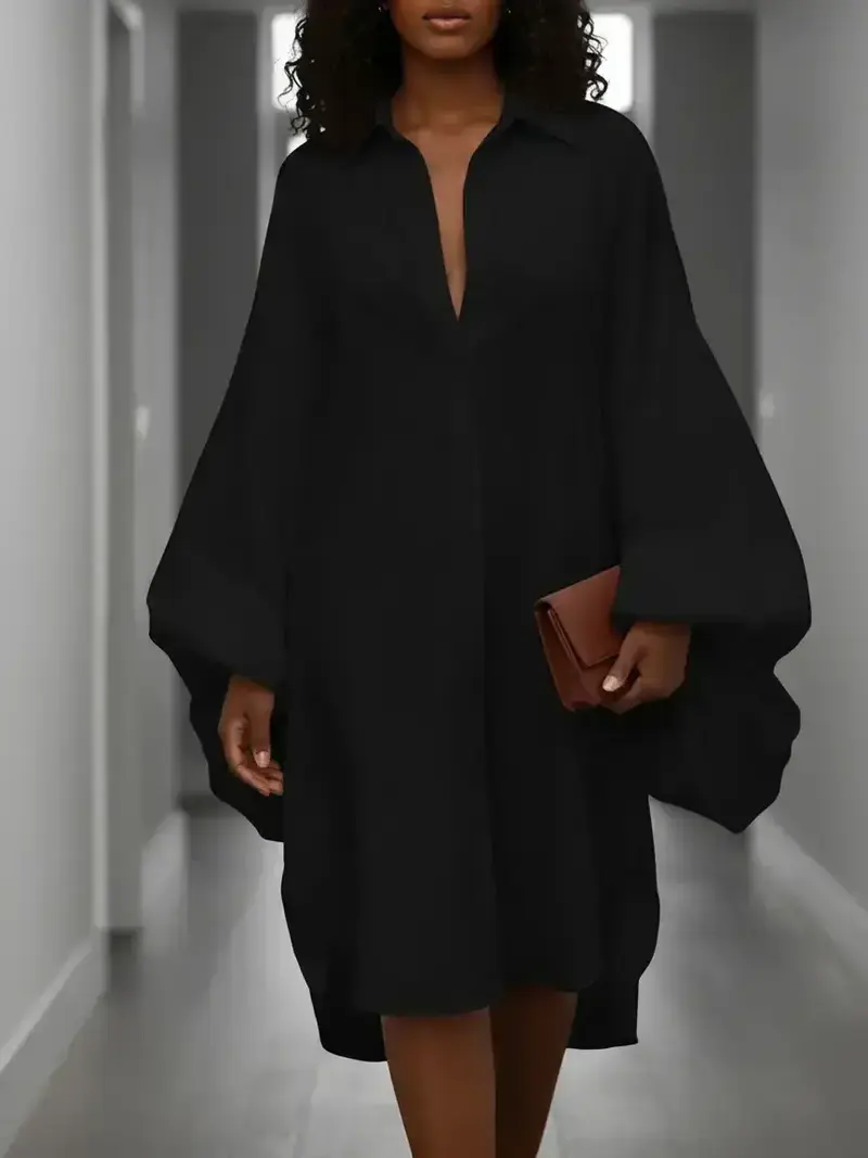 Long sleeve short winter dress - TikTok Shop