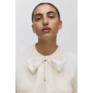 H&M Bow-detail cardigan