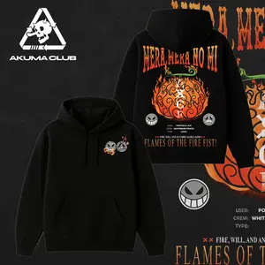 Limited Mera Mera No Mi Fire Fist Portgas D Ace - One Piece (Made in US) Hoodie T-Shirt Sweatshirt, Retro Vintage Unisex Graphic 90s Cotton, Gift For Wibu, Anime Manga Y2K Streetwear