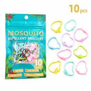 ICESEE Viral Summer Citronella Scent Bracelet – Natural Plant Infused Wristbands, Waterproof Outdoor Essential, Festival Ready, Fresh Scent Wearable for Camping Travel Beach