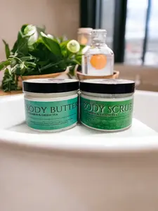 LoveYourSkin Body Butter &Whipped Exfoliating Scrub Combo