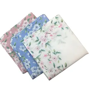 Printed Floral Ladies Handkerchiefs for Trendy Women