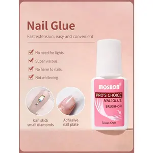 Nail Glue, Taiwan Beauty Nail Art Glue, 1pc/2pcs/10pcs Sticker & Crystal Strong Lasting Nail Glue