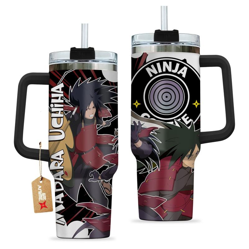 Custom Name Naruto Shippuden Madara Uchiha - Personalized 40oz Tumbler Cup