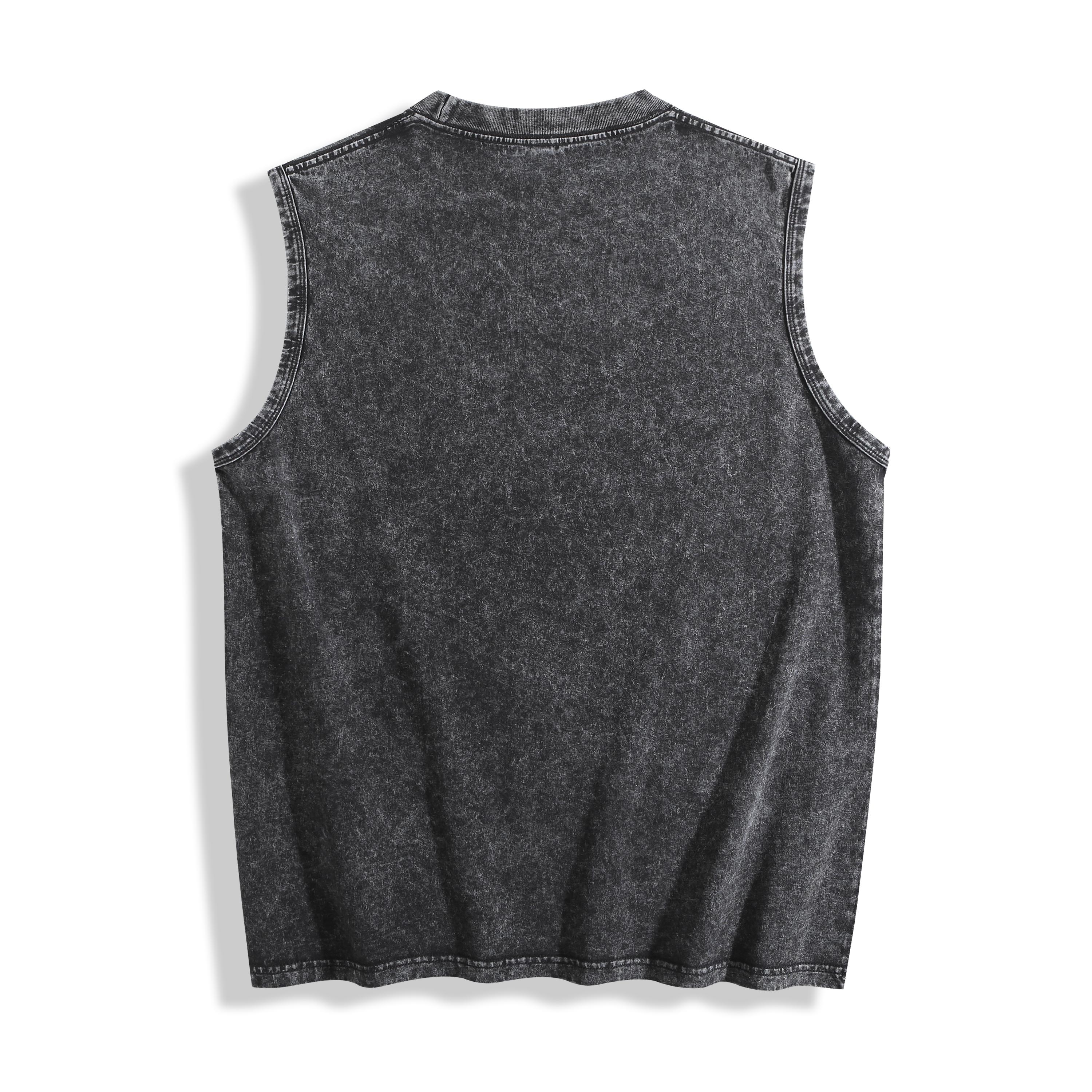 Vintage Washed Tank Top 100% Cotton Sleeveless Oversized Muscle Tee for Men Women Casual Summer Beach Gym Workout Streetwear Soft Breathable Essentials