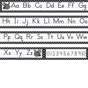 Black Polka Dots Traditional Printing Mini Bulletin Board
