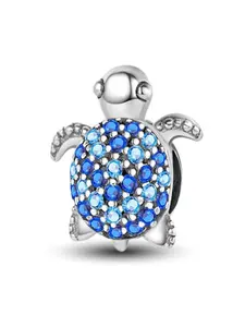 Cute Turtle Design Pendant, Rhinestone Decor Animal Charm, Charms For Necklace for Women & Girls, Fashion Accessories for Bracelet & Necklace Making, Trendy Jewelry