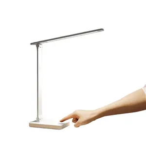 LED Folding Desk Lamp, USB Powered, Adjustable Brightness, Eye-Care Reading Light for Dorms, Offices, Bedrooms, Studios, Height Adjustable Lamps
