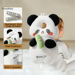 Panda Baby Head Protection Backpack Head Protection Backpack Adjustable Panda Shape Baby Walking Head Protector Toddler Head Protection Cushion