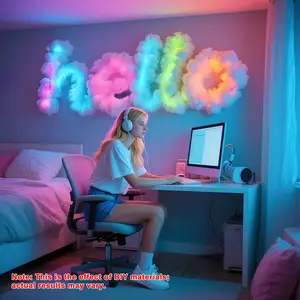Thunder Cloud Lamp, DIY Cloud Light Kit, USB Powered Lighting, LED Mood Light, LED Lights Bedroom, Customize Lightning Effects for Home & Bedroom Decor