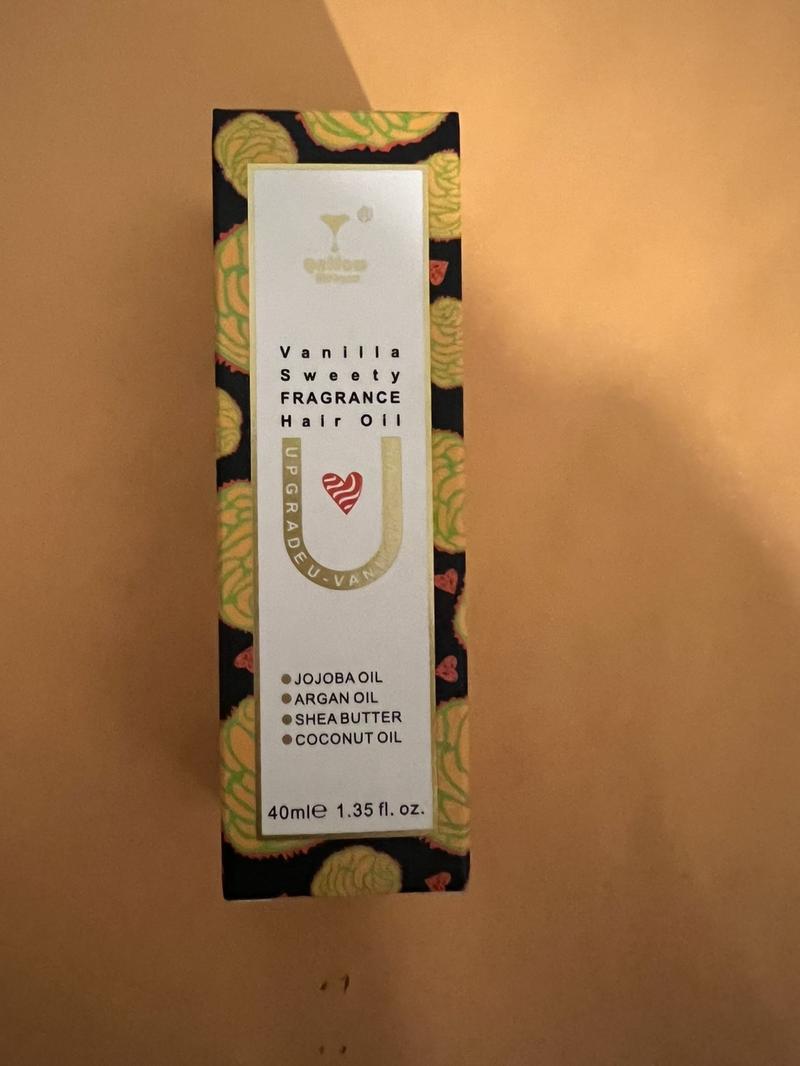 Fragrance Hair Oil with Jojoba, Argan, Shea Butter and Coconut Oil for Silky Finish and Brilliant Shine - Comfort, Hair Care