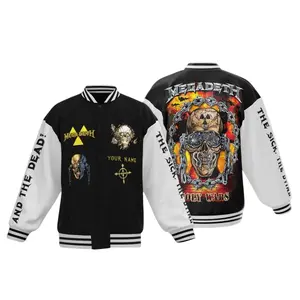 Megadeth And The Dead Baseball Jacket
