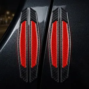 High-Visibility Reflective Safety Tape for Cars - Durable Adhesive Decorative Strips, Enhanced Night Driving Visibility, Easy to Apply on Doors & Body, Fits SUV MPV Sedan, Low Light Vehicle Identification & Personalization Accessory