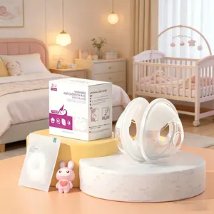 2pcs/pack Breastmilk Shield, Milk Collectors for Breastfeeding, Reusable Breast Milk Shells, Removable Breast Pads, Essential Postpartum Maternity Nursing Accessory