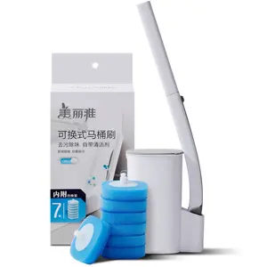 Replaceable Disposable Toilet Brush Set for Home Use, Bathroom Cleaning Brush, Department Store