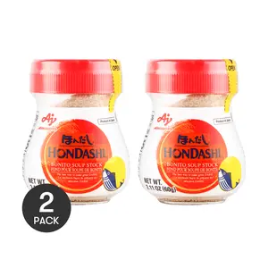 AJINOMOTO Hondashi Bonito Flakes Soup Stock Powder 2 Pack 60g Perfect for Ramen and Stir-Fry