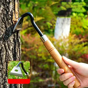 1pc Hollow Garden Hoe, Weed Removal Tool, Hand Shovel for Yard Loosening, Farming Planting, Tree Bark Cleaning, Gardening Essentials, Garden Tools