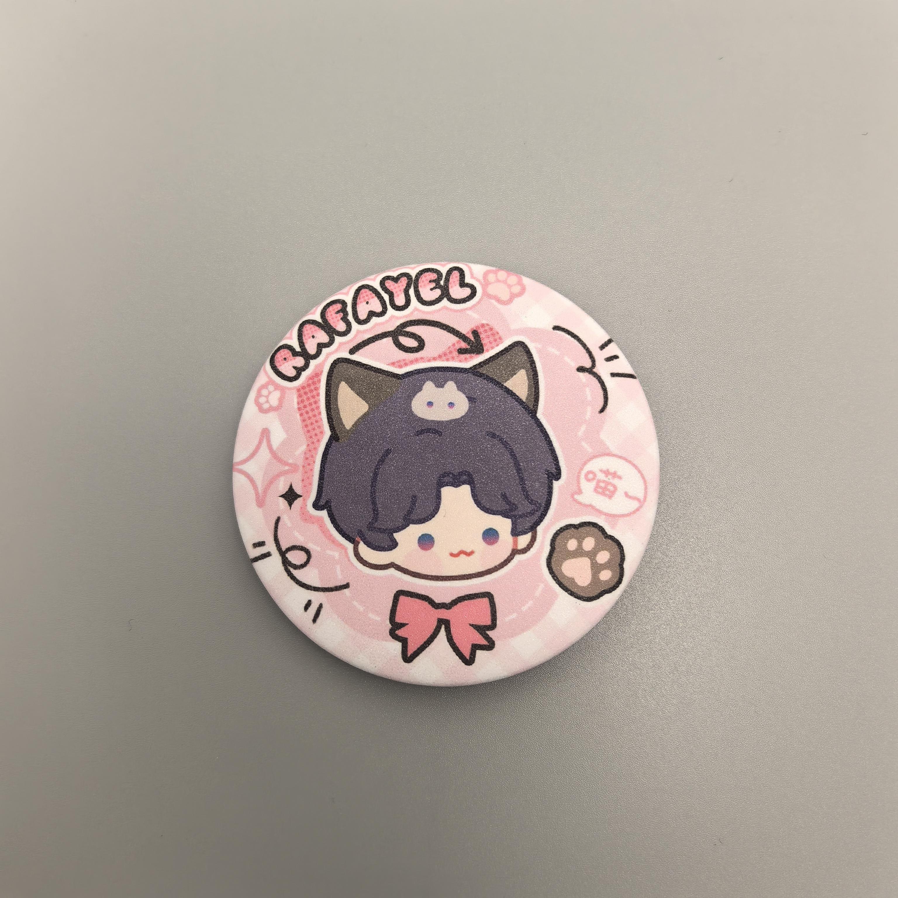 Love and Deepspace cat ear badges: Sylus Zayne Xavier Rafayel Caleb