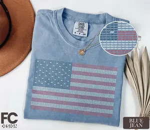 Comfort Colors® Fdt American Flag Shirt Usa Flag T-shirt Anti Tr^mp Sweatshirt Political Sweater Patriotic Gift T-shirt