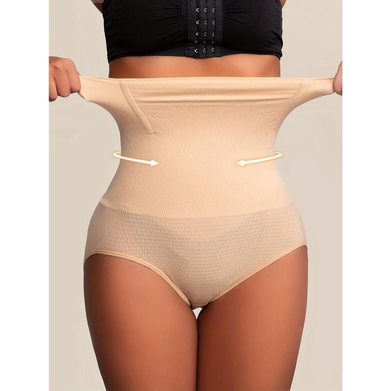 High-Waist Tummy Control Shapewear Panties for Women - Slimming Waist Trainer, Butt Lifter & Body Shaper Underwear, Beige, Hand Wash Only, Butt Lifting Shapewear |   Snug Fit Shapewear |   Durable Shapewear, Waist Trainer Tummy Control